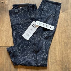 RBX Tech Flex Active Compression legging. Black. Size medium. NWT.